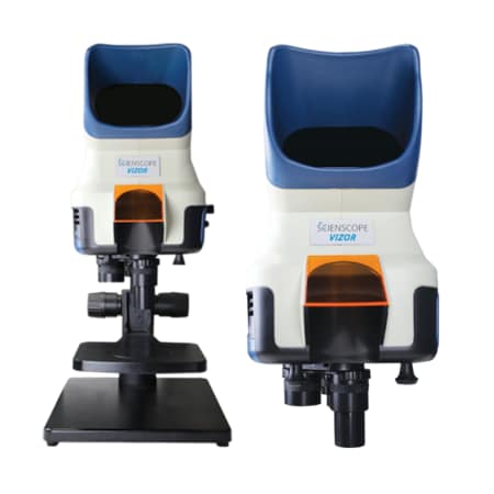 Scienscope Stereo Inspection System On Table Stand Vizor-T